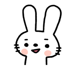 rabbit ! sticker #14396008