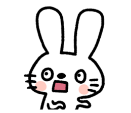 rabbit ! sticker #14396011