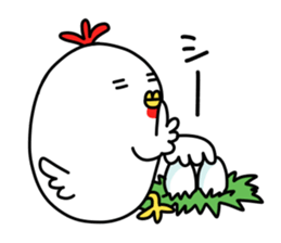 Oshaberi rooster sticker #14396496