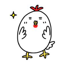 Oshaberi rooster sticker #14396499