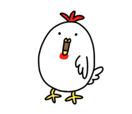 Oshaberi rooster sticker #14396501