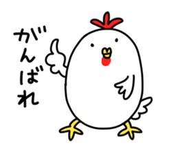 Oshaberi rooster sticker #14396503
