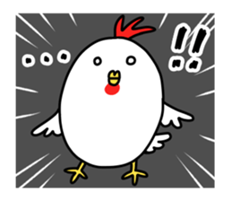 Oshaberi rooster sticker #14396509