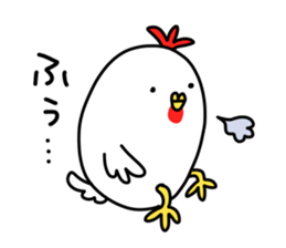 Oshaberi rooster sticker #14396513