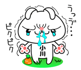 Cute Face Bunny ogawa sticker #14396765