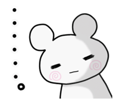 It moves, I answer by a white bear. sticker #14397558