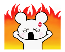 It moves, I answer by a white bear. sticker #14397561