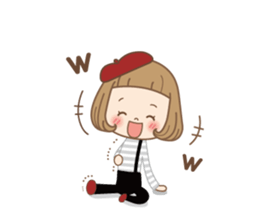 Every day of the girl sticker #14397650