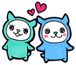 Sticker telling love sticker #14397790