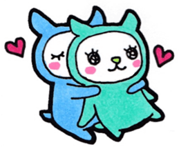 Sticker telling love sticker #14397794