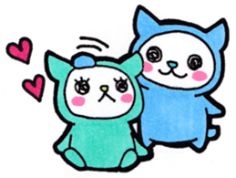 Sticker telling love sticker #14397795