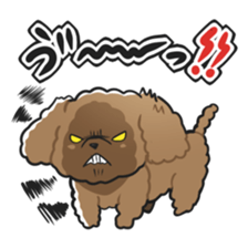 Toy poodle-chan sticker #14398003