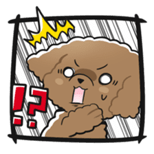 Toy poodle-chan sticker #14398012