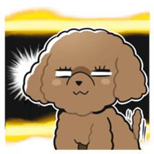 Toy poodle-chan sticker #14398013