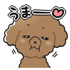 Toy poodle-chan sticker #14398020