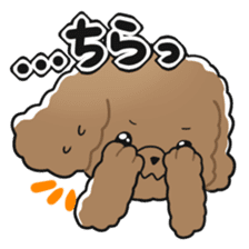 Toy poodle-chan sticker #14398024