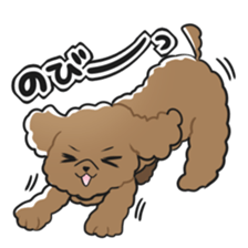 Toy poodle-chan sticker #14398029