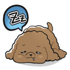 Toy poodle-chan sticker #14398030