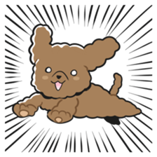 Toy poodle-chan sticker #14398033