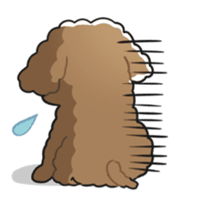 Toy poodle-chan sticker #14398034