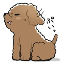 Toy poodle-chan sticker #14398036