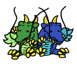Clear-river Tatsu-kun sticker #14398082