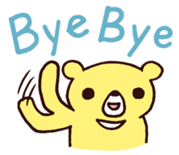 Bear and Rice cake rabbit 1 sticker #14398131