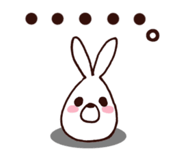 Bear and Rice cake rabbit 1 sticker #14398133
