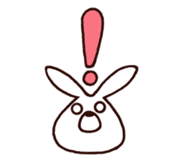 Bear and Rice cake rabbit 1 sticker #14398135