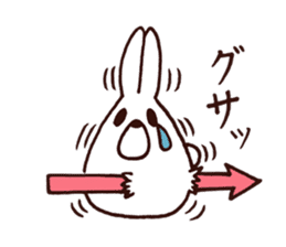 Bear and Rice cake rabbit 1 sticker #14398146