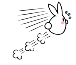 Bear and Rice cake rabbit 1 sticker #14398155