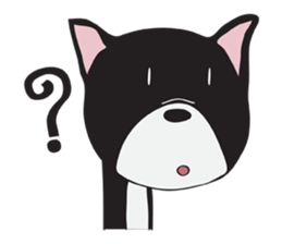 Frence Bulldog (Black Dogs) sticker #14398449