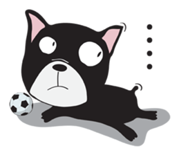 Frence Bulldog (Black Dogs) sticker #14398453
