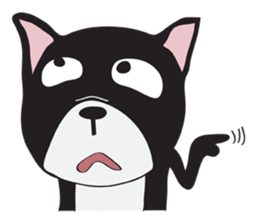 Frence Bulldog (Black Dogs) sticker #14398456