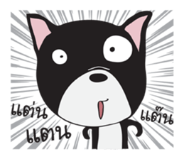 Frence Bulldog (Black Dogs) sticker #14398458