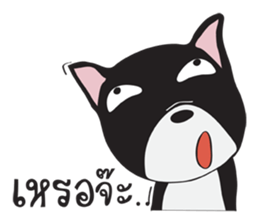 Frence Bulldog (Black Dogs) sticker #14398463