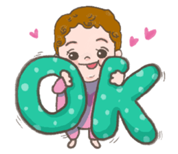 little girl- yuyu sticker #14398607