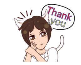 Cat girl mania sticker #14398782