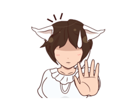 Cat girl mania sticker #14398783