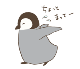 polar bear with penguin 2 sticker #14399667