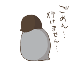 polar bear with penguin 2 sticker #14399672