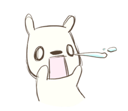 polar bear with penguin 2 sticker #14399682