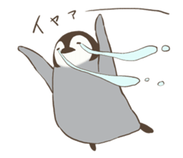 polar bear with penguin 2 sticker #14399685