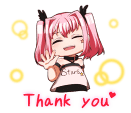 Stars at Belle idol! Rin-chan! sticker #14400445