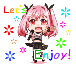 Stars at Belle idol! Rin-chan! sticker #14400467