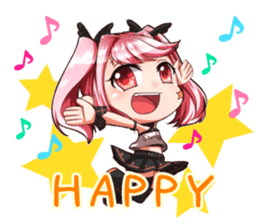 Stars at Belle idol! Rin-chan! sticker #14400468