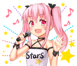 Stars at Belle idol! Rin-chan! sticker #14400477