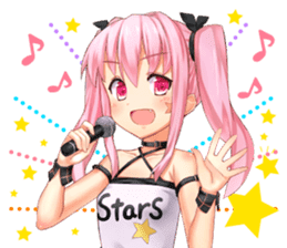 Stars at Belle idol! Rin-chan! sticker #14400477