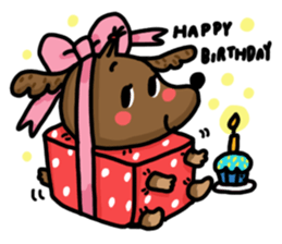 MuMu cute dog sticker #14400552