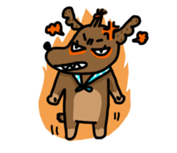 MuMu cute dog sticker #14400555